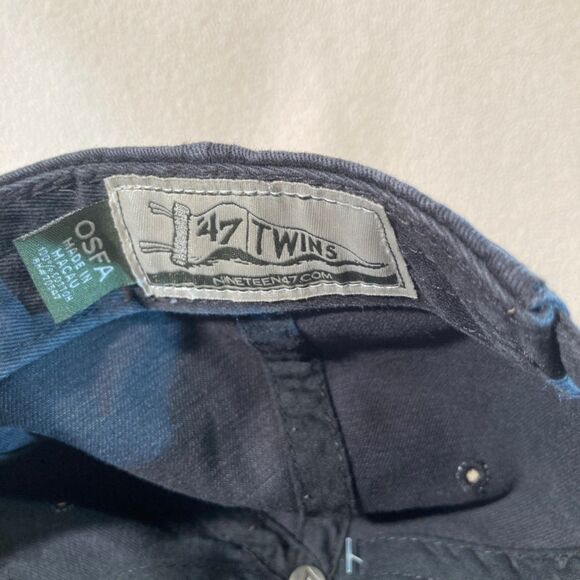 Chicago Blackhawks Cap Hat 2010 Stanley Cup 4 Time Win Black 47 Brand Adjustable - Picture 5 of 7